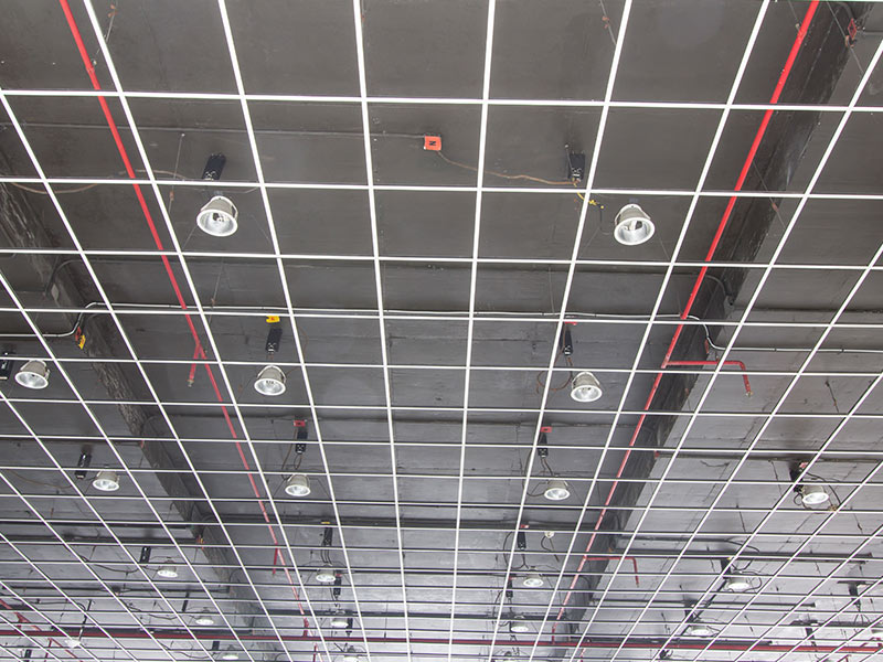 lights in ceiling of industrial building georgetown tx